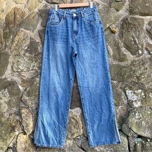 REFUGE Ultra High Rise Wide Leg w/ Slits